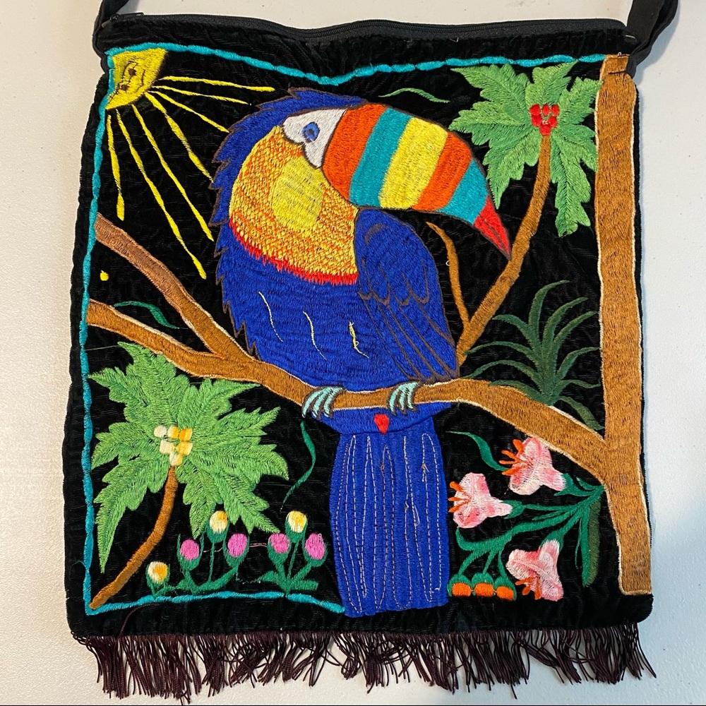 Artisan handmade Mexican cross body